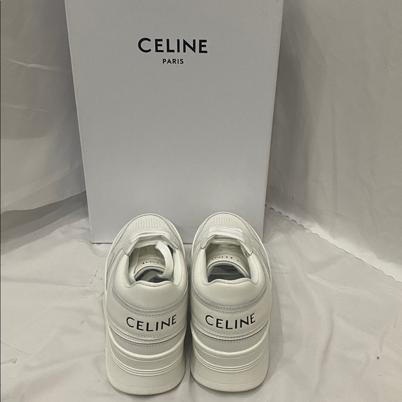 Celine Ivory Platform Sneakers - Picture 3 of 4